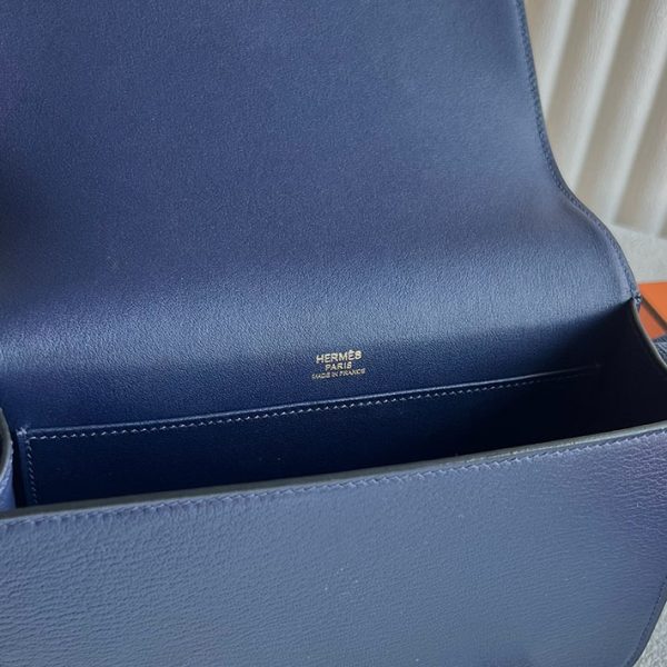 エルメス 新作 バッグ HERMES 人気バッグ ゲタ ブルーサフィール シェブルミゾル ゴールド金具 2025定価 2513101 - 画像 (5)