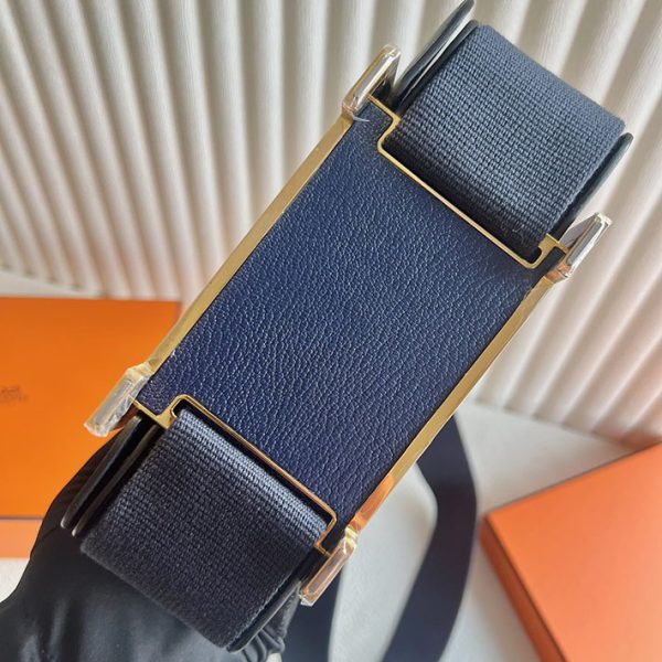 エルメス 新作 バッグ HERMES 人気バッグ ゲタ ブルーサフィール シェブルミゾル ゴールド金具 2025定価 2513101 - 画像 (3)