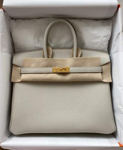 最高級エルメススーパーコピー バーキン25コピー バーキン25 ベトン トゴ シルバー金具 2412057 photo review