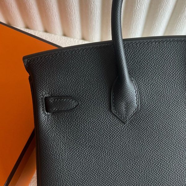 バーキン超N品 エルメスの人気バッグ HERMES バーキン25 黒 ブラック ヴォーエプソン ゴールド金具 2025定価 2513126 - 画像 (6)