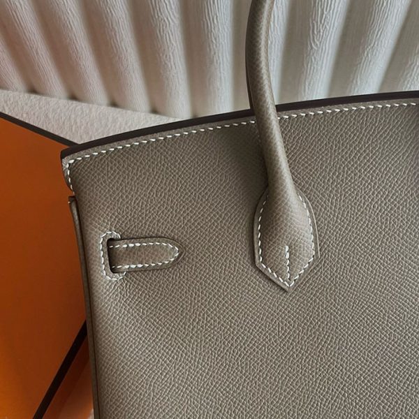 バーキン超N品 エルメスの人気バッグ HERMES バーキン25 エトゥープ ヴォーエプソン ゴールド金具 2025定価 2513127 - 画像 (6)