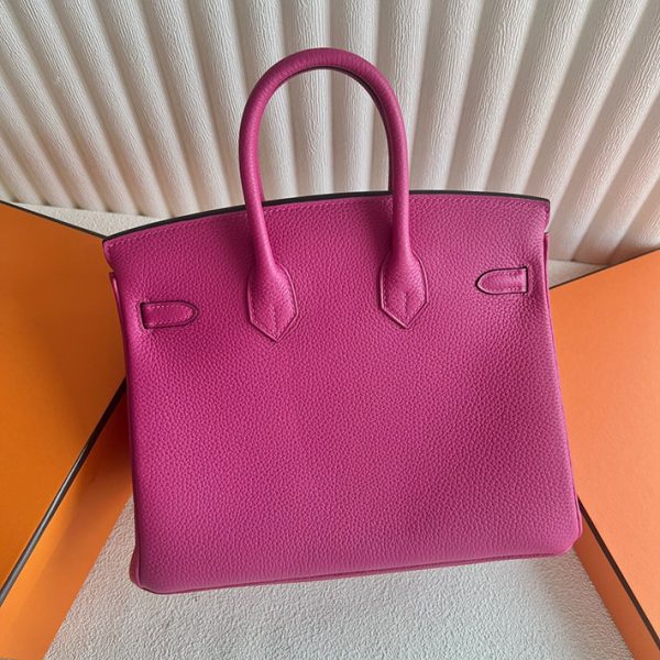 バーキン超N品 エルメスの人気バッグ HERMES バーキン25 ローズパープル トゴ ゴールド金具 2025定価 2513128 - 画像 (7)