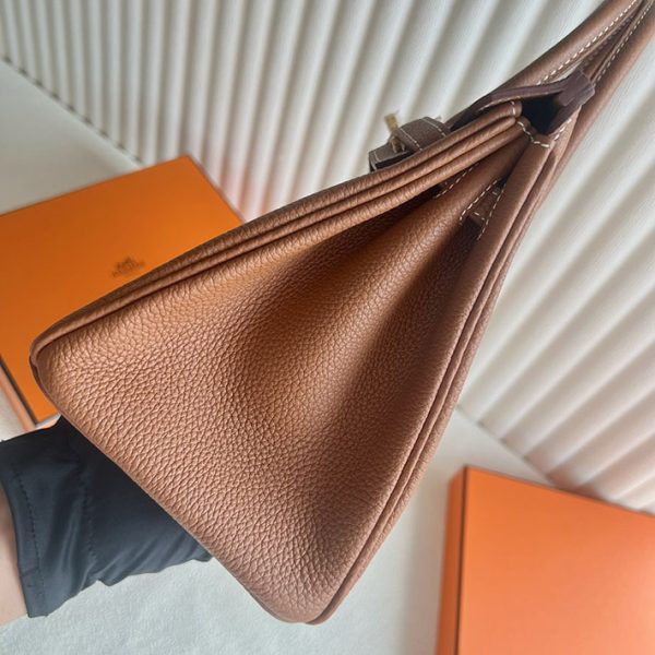 バーキン超N品 エルメスの人気バッグ HERMES バーキン25 ゴールド トゴ ゴールド金具 2025定価 2513130 - 画像 (8)