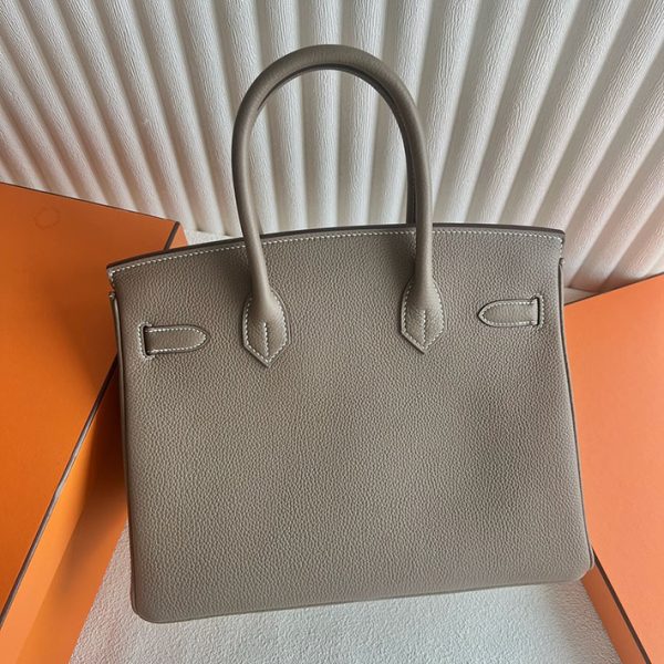 バーキン超N品 エルメスの人気バッグ HERMES バーキン30 エトゥープ トゴ シルバー金具 2025定価 2513131 - 画像 (7)