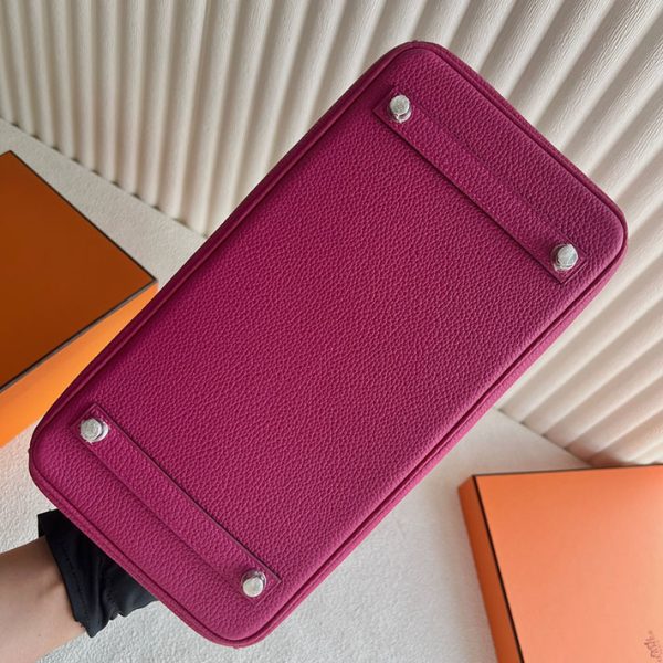 バーキン超N品 エルメスの人気バッグ HERMES バーキン30 ローズパープル トゴ シルバー金具 2025定価 2513157 - 画像 (2)