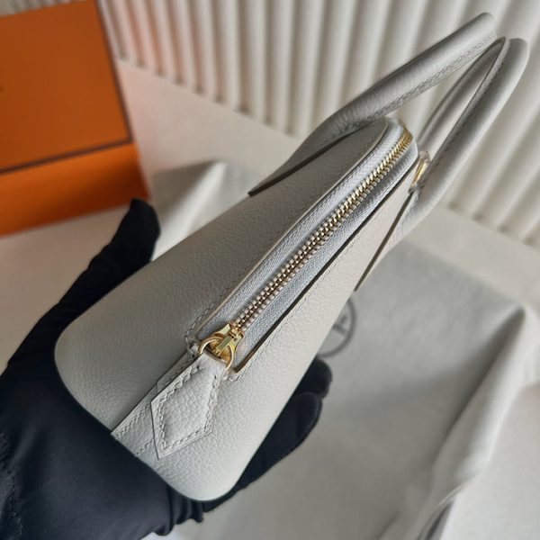 エルメス 新品 ボリード1923 使い勝手 HERMES ボリード1923 ミニ パールグレー エバーカラー ゴールド金具 2025定価 2513166 - 画像 (8)