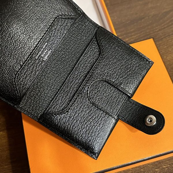 エルメス カードケース 財布代わり HERMES RMS カードケース クロ ヴォー・エヴァーグレイン ラッカーシルバー金具 2513169 - 画像 (2)