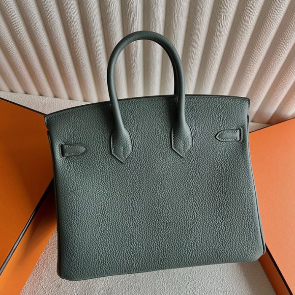 バーキン超N品 エルメス バーキン持ってる女 HERMES バーキン25 ヴェールアマンド トゴ シルバー金具 2025定価 2513185 - 画像 (7)