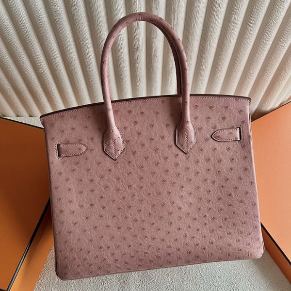 バーキン超N品 エルメス バーキン持ってる女 HERMES バーキン30 テリキュート オーストリッチ ゴールド金具 2025定価 2513186 - 画像 (7)