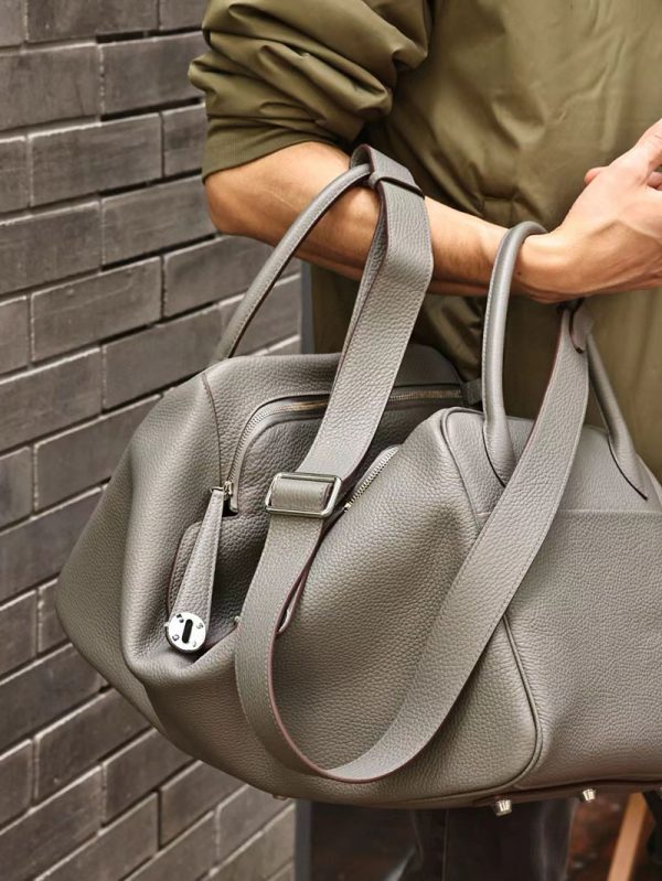 エルメス リンディ メンズ HERMES リンディ45 エタン トリヨンクレマンス シルバー金具 2412187 - 画像 (8)