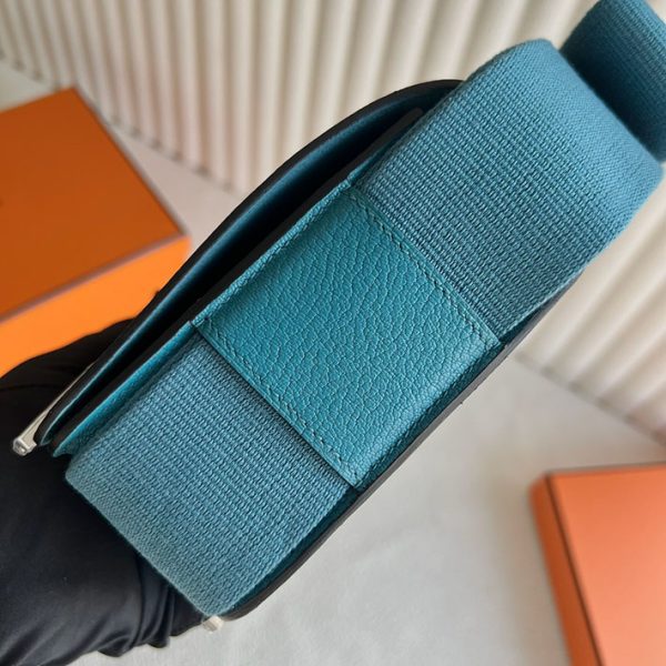 エルメス 新作 バッグ HERMES 人気バッグ ゲタ ニューブルージーン シェブルミゾル シルバー金具 2025定価 2513188 - 画像 (7)