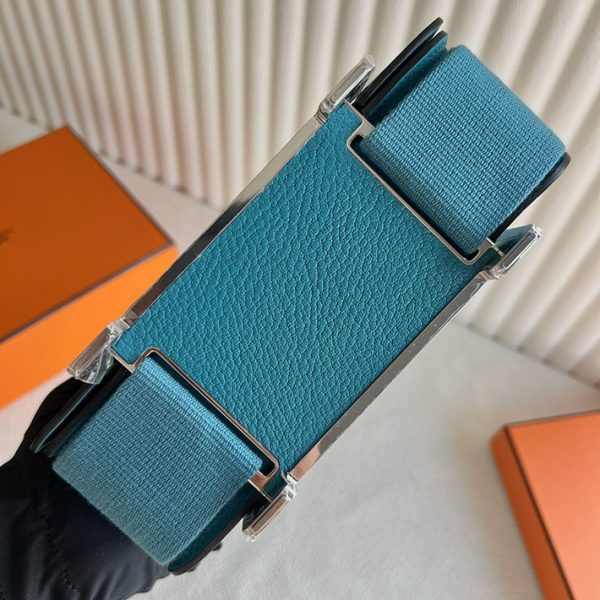 エルメス 新作 バッグ HERMES 人気バッグ ゲタ ニューブルージーン シェブルミゾル シルバー金具 2025定価 2513188 - 画像 (3)