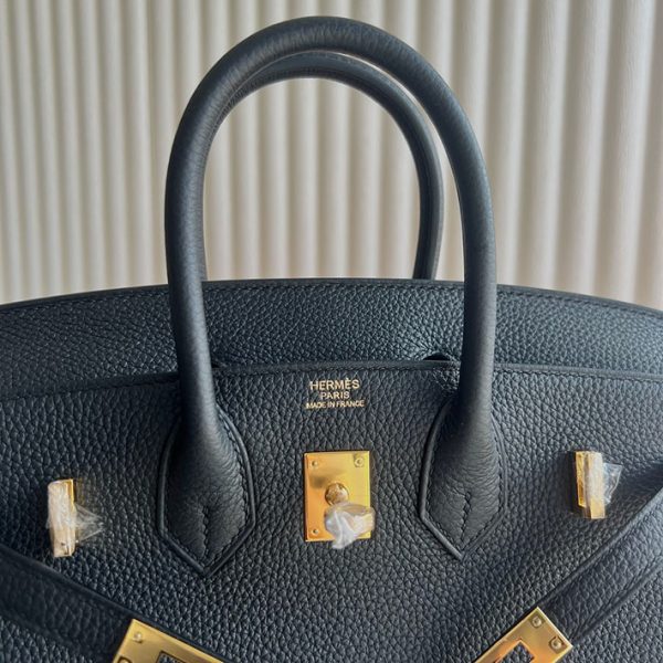 バーキン超N品 エルメス バーキン持ってる女 HERMES バーキン25 黒 ブラック トゴ ゴールド金具 2025定価 2513200 - 画像 (4)