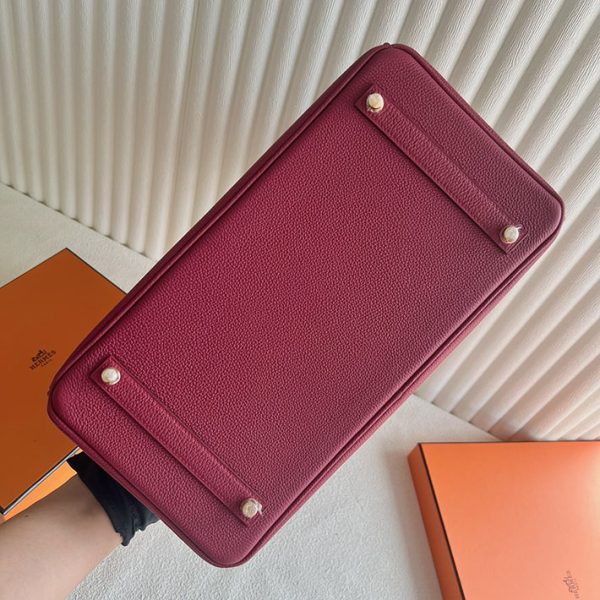 バーキン超N品 エルメスの人気バッグ HERMES バーキン35 ルージュグレナ トゴ ゴールド金具 2025定価 2513204 - 画像 (2)