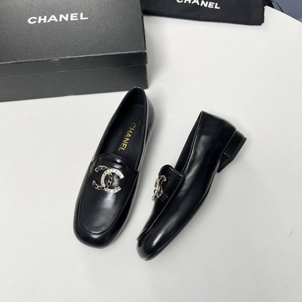 最高級シャネルスーパーコピー靴 シャネルローファーコピー CHANEL ローファー レディース ブラック レザー 2514249 - 画像 (7)