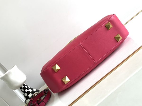 N品 ヴァレンティノ バッグ 人気 VALENTINO これから 流行る バッグ 2025 2412252 ロッソ ゴールド金具 - 画像 (7)