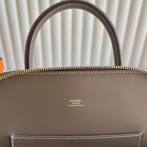 ボリード超N品 エルメス 手提げバッグ HERMES ボリード1923 25 エトゥープ ヴォーエプソン ゴールド金具 2025定価 2513259 - 画像 (5)