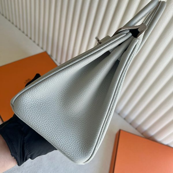 バーキン超N品 エルメス バーキン持ってる女 HERMES バーキン25 パールグレー トゴ シルバー金具 2025定価 2513260 - 画像 (8)