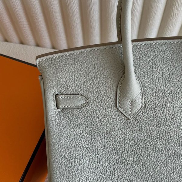 バーキン超N品 エルメス バーキン持ってる女 HERMES バーキン25 パールグレー トゴ シルバー金具 2025定価 2513260 - 画像 (6)