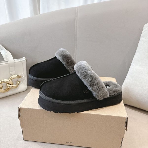 ugg ムートンサンダル 厚底