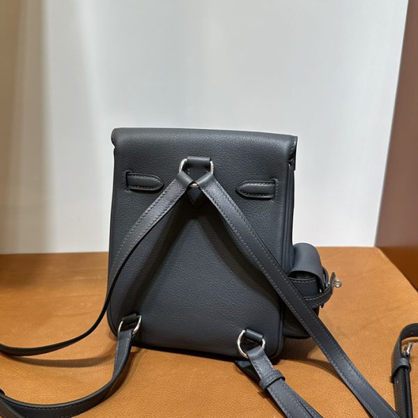 エルメス リュック ケリー HERMES ケリージャンプ グリミスティ スイフト シルバー金具 2025定価 2513273 - 画像 (9)