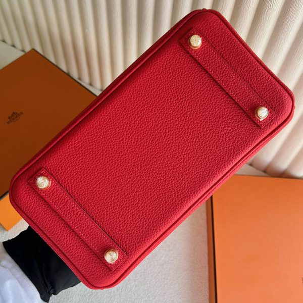 バーキン風バッグ しまむら エルメス HERMES バーキン25 ルージュドクール トゴ ゴールド金具 2025定価 2513327 - 画像 (3)