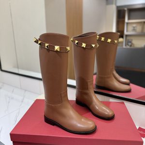 VALENTINO ミドル丈 ブーツ ローヒール