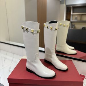 VALENTINO ミドル丈 ブーツ ローヒール