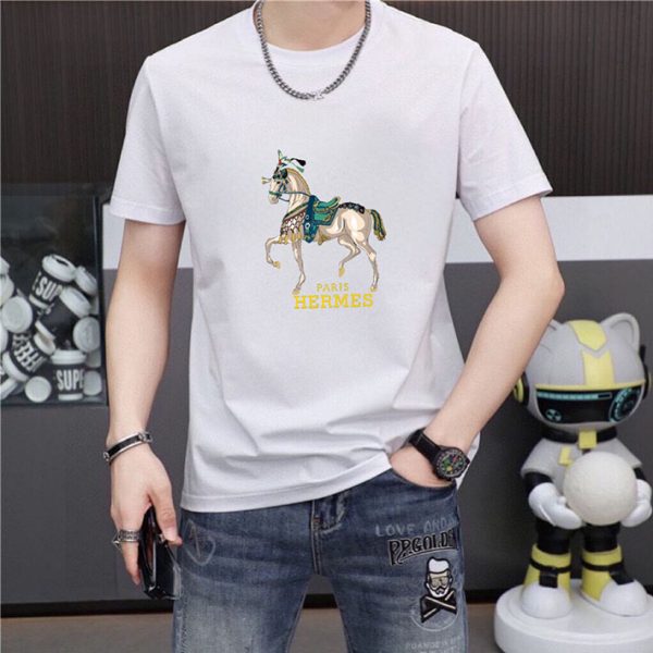 最高級エルメススーパーコピー服 エルメスＴシャツコピー メンズtシャツ 人気ブランド 2412542 ウール100% ブラック - 画像 (8)