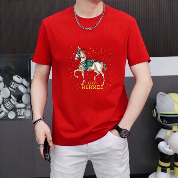 最高級エルメススーパーコピー服 エルメスＴシャツコピー メンズtシャツ 人気ブランド 2412542 ウール100% ブラック - 画像 (7)