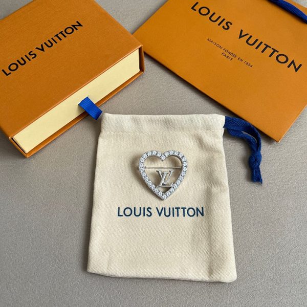 最高級ルイヴィトンスーパーコピー ルイヴィトンブローチコピー ブローチ･マイ LV ラブ M02163 ゴールド - 画像 (7)