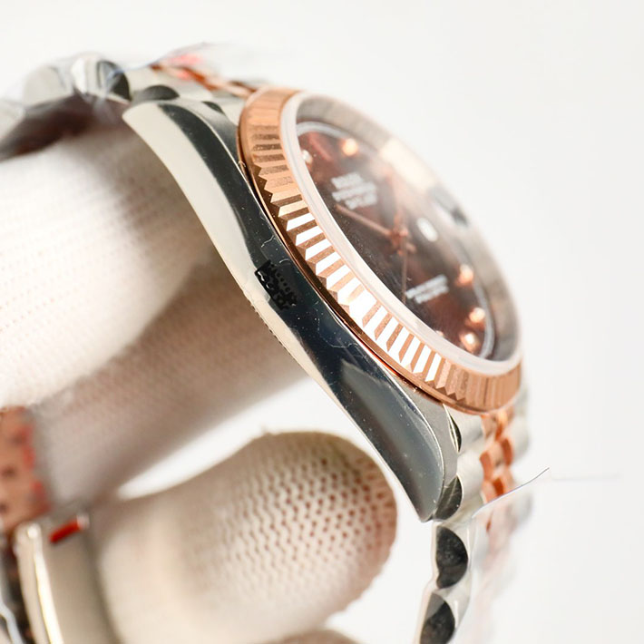 最高級ロレックススーパーコピー ロレックス デイトジャスト コピー チョコレートブラウン 116233G デイトジャスト36 人気色 25141249 - 画像 (5)