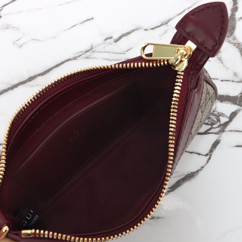 グッチ パンダ ディテール GG ミニバッグ 818763 FAEEO 8575 ベージュ&ダークブラウン ミニバッグ 流行り いつまで - 画像 (2)