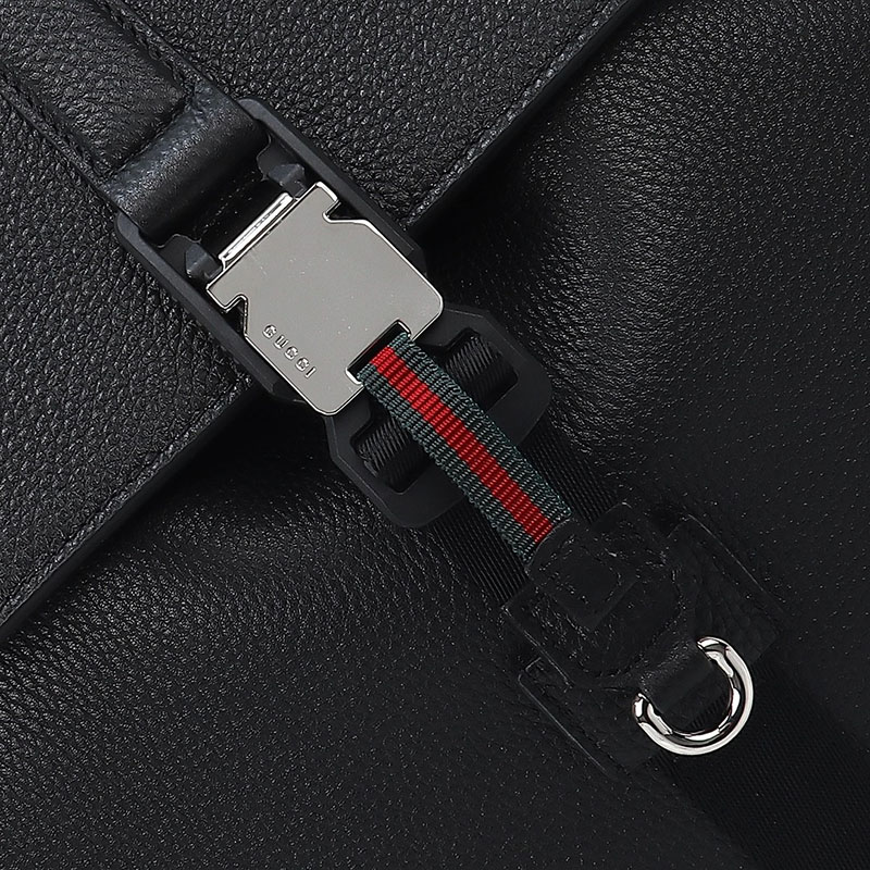 グッチ ウェブ ストライプ付き ラージ バックパック 816750 AAEF7 1042 ブラック グッチ リュック メンズ アウトレット - 画像 (8)