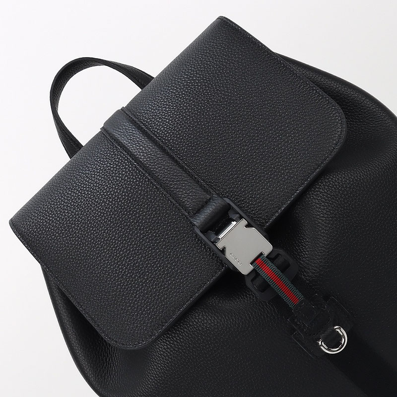 グッチ ウェブ ストライプ付き ラージ バックパック 816750 AAEF7 1042 ブラック グッチ リュック メンズ アウトレット - 画像 (7)