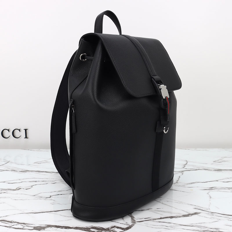 グッチ ウェブ ストライプ付き ラージ バックパック 816750 AAEF7 1042 ブラック グッチ リュック メンズ アウトレット - 画像 (6)