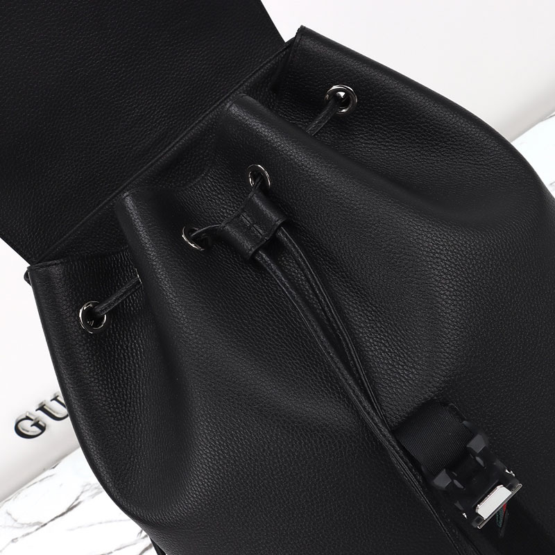 グッチ ウェブ ストライプ付き ラージ バックパック 816750 AAEF7 1042 ブラック グッチ リュック メンズ アウトレット - 画像 (4)