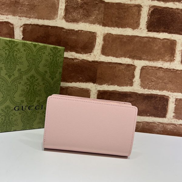 【極美品】現行　GUCCI　スクリプト カードケース ウォレット　772640 グッチ スクリプト カードケース ウォレット 772640 0OP0N 5909 ピンク