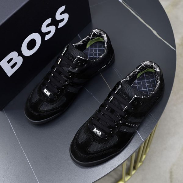 最高級Bossスーパーコピー ヒューゴボススニーカーコピー BOSS スニーカー メンズ 2024年新作 ブラック レザー 2515324 - 画像 (9)