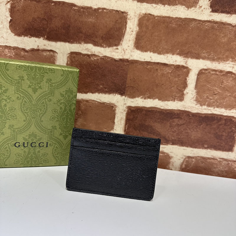 グッチ GUCCI スクリプト カードケース 773428 0OP0N 1000 ブラック カードケース 薄型 おしゃれ - 画像 (3)