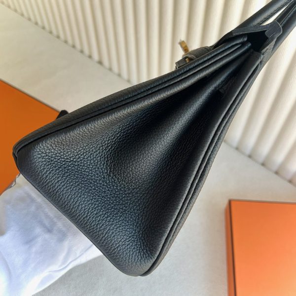 バーキン安く買う方法 エルメス HERMES バーキン25 黒 ブラック トゴ ゴールド金具 2025定価 2513368 - 画像 (8)