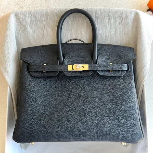 バーキン安く買う方法 エルメス HERMES バーキン25 黒 ブラック トゴ ゴールド金具 2025定価 2513368 - 画像 (2)