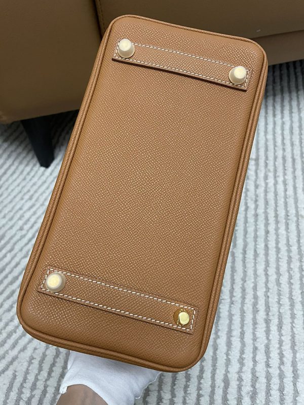 エルメス HERMES バーキン25 ゴールド ヴォーエプソン ゴールド金具 2513408 バーキン サイズ 人気 - 画像 (3)