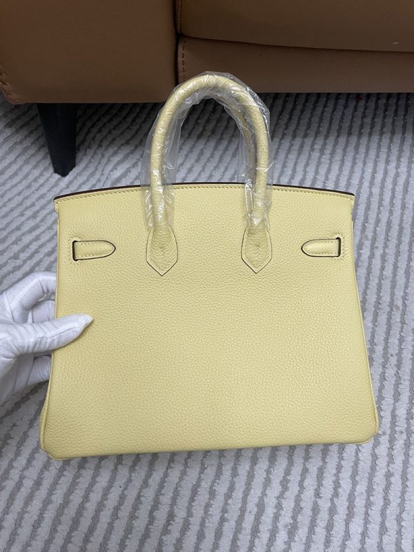 HERMES バーキン25 ジョーヌプッサン トゴ シルバー金具 2025定価 2513201 バーキン25 人気色 - 画像 (3)