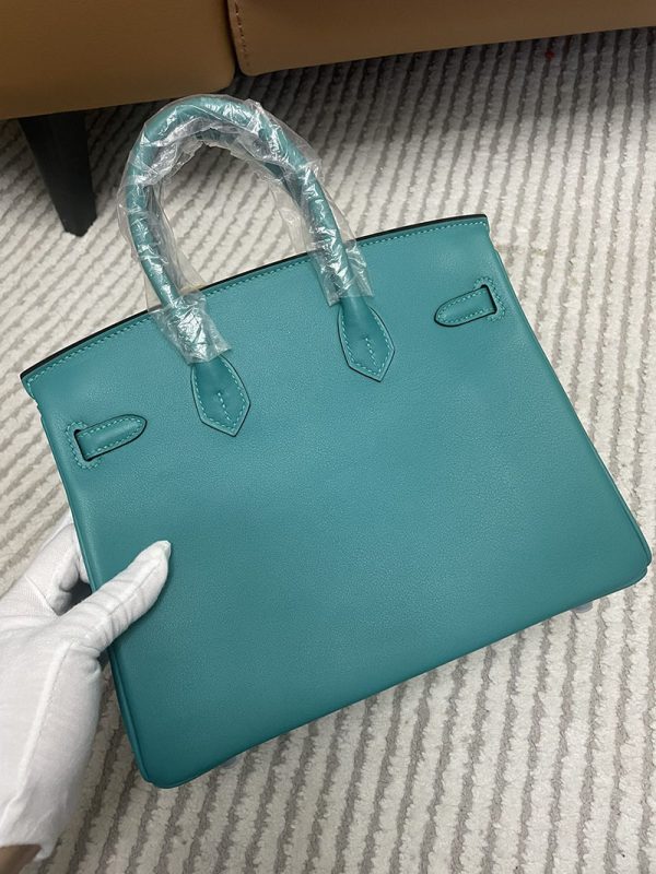 エルメス HERMES バーキン25 ブルーパオン スイフト シルバー金具 2513414 バーキン サイズ 人気 - 画像 (3)