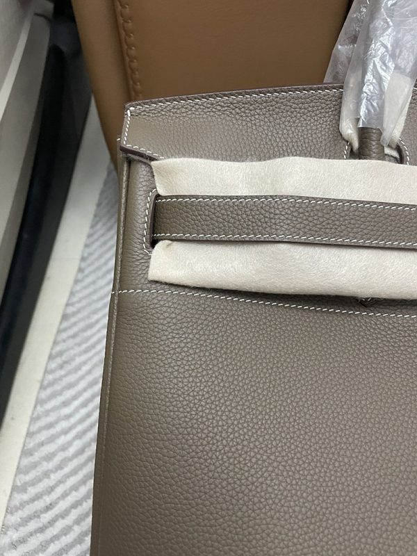 エルメス HERMES オータクロア40 エトゥープ トゴ シルバー金具 2513425 オータクロア40 新品 - 画像 (6)