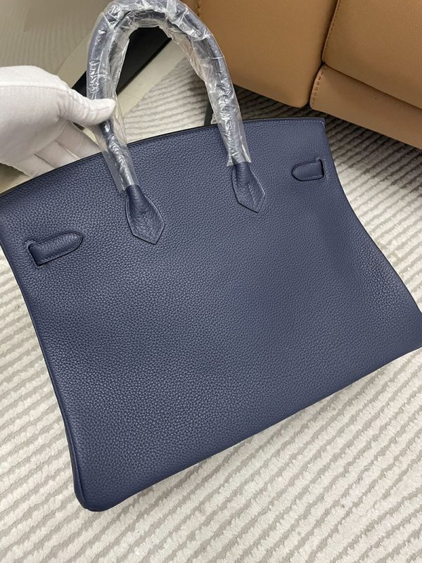 HERMES エルメス バーキン35 ブルーロイヤル トゴ ゴールド金具 2513429 バーキン 男性 芸能人 - 画像 (3)