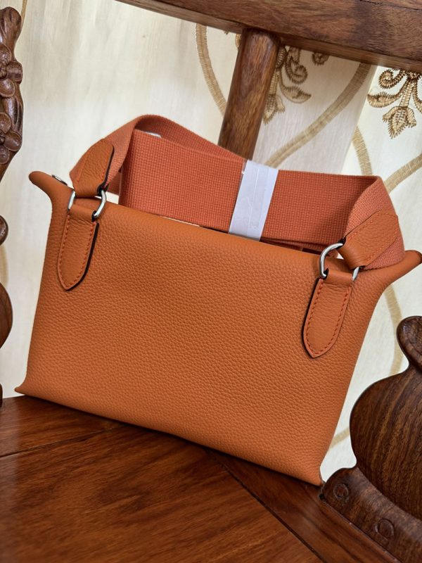 HERMES エルメス ヴィドポッシュ オレンジ トゴ シルバー金具 2513445 エルメス メンズ ショルダーバッグ - 画像 (6)