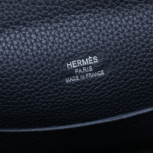 HERMES エルメス ヴィドポッシュ ブラック/ブルーニュイ/ホワイト トゴ シルバー金具 2513448 エルメス メンズ ショルダーバッグ - 画像 (11)