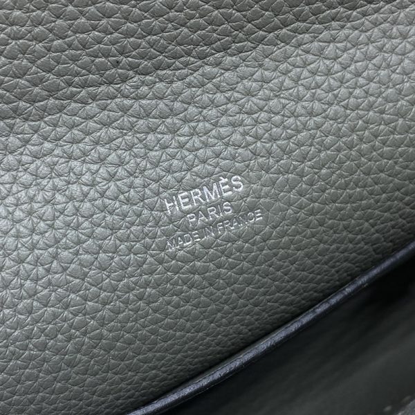 HERMES エルメス ヴィドポッシュ ブルーラン/ディープブルー トゴ シルバー金具 2513451 エルメス メンズ ショルダーバッグ - 画像 (10)